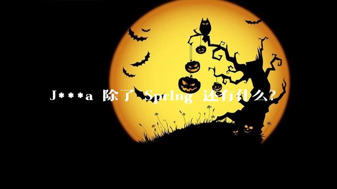 J***a 除了 Spring 还有什么？